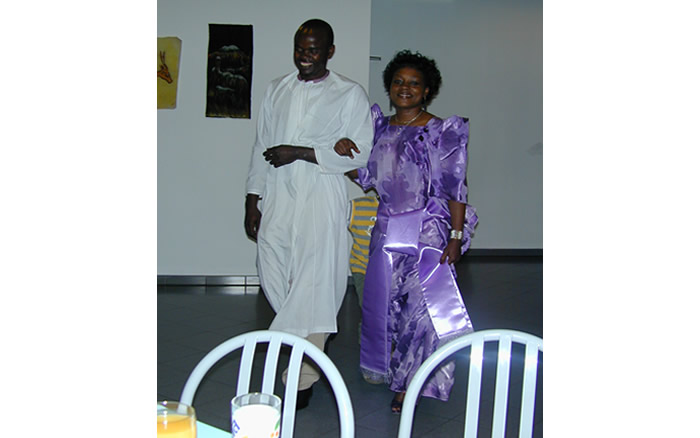 African traditional attire at Zinema cultural centre